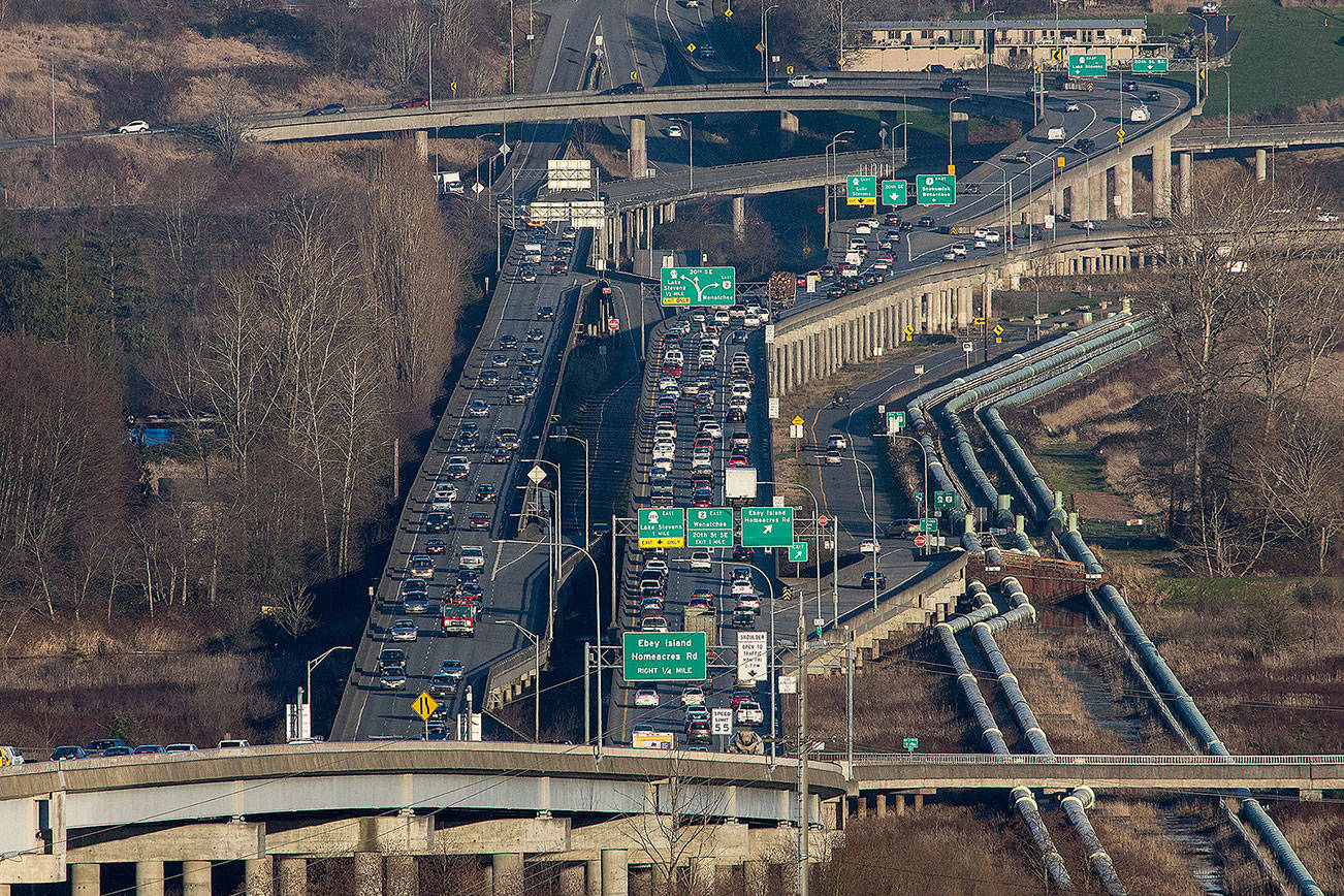 Everett wants a look at I-5, U.S. 2 interchange options
