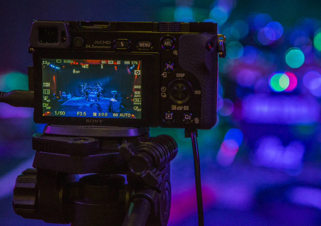 The SnoMad Productions studio uses multiple cameras to capture performances. (Olivia Vanni / The Herald)
