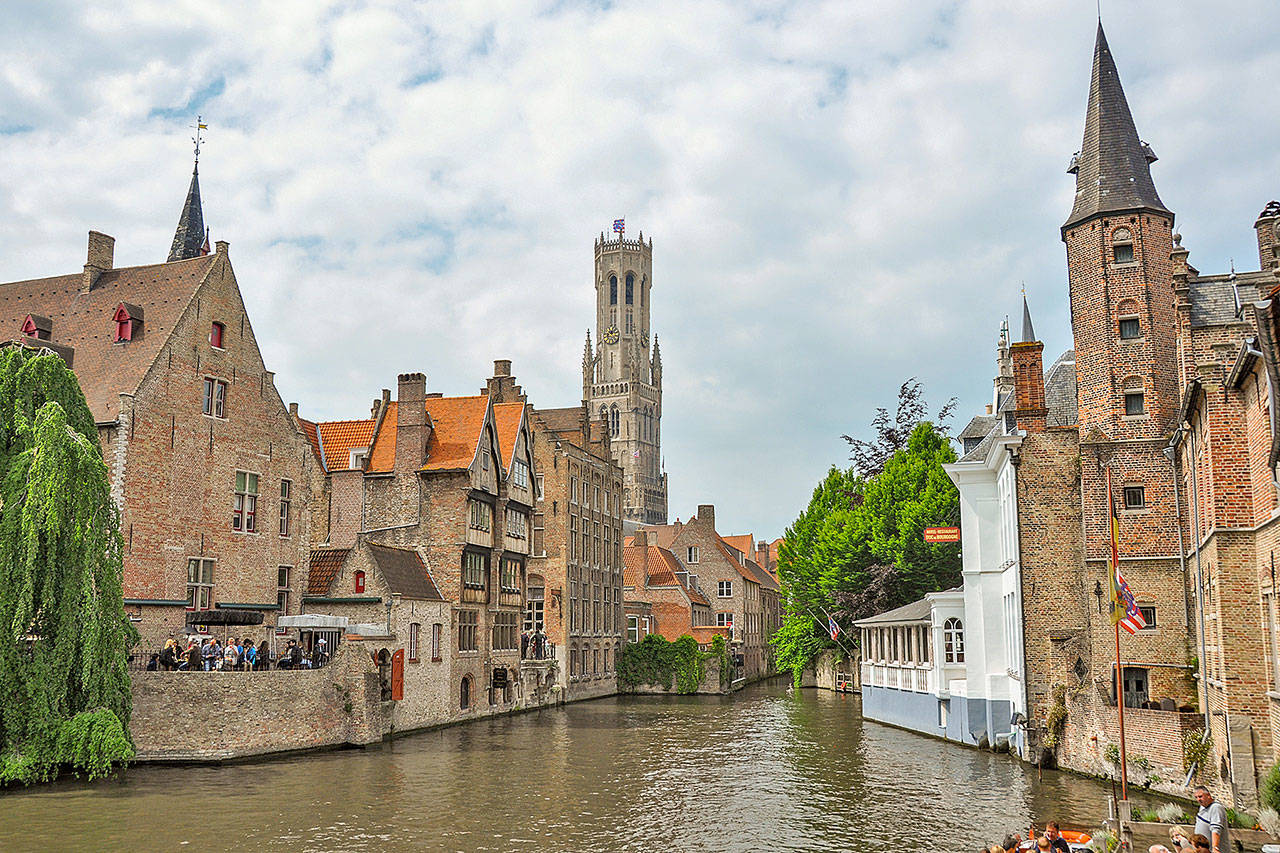 Explore the serene side of Bruges from a canal-boat tour. (Rick Steves’ Europe)