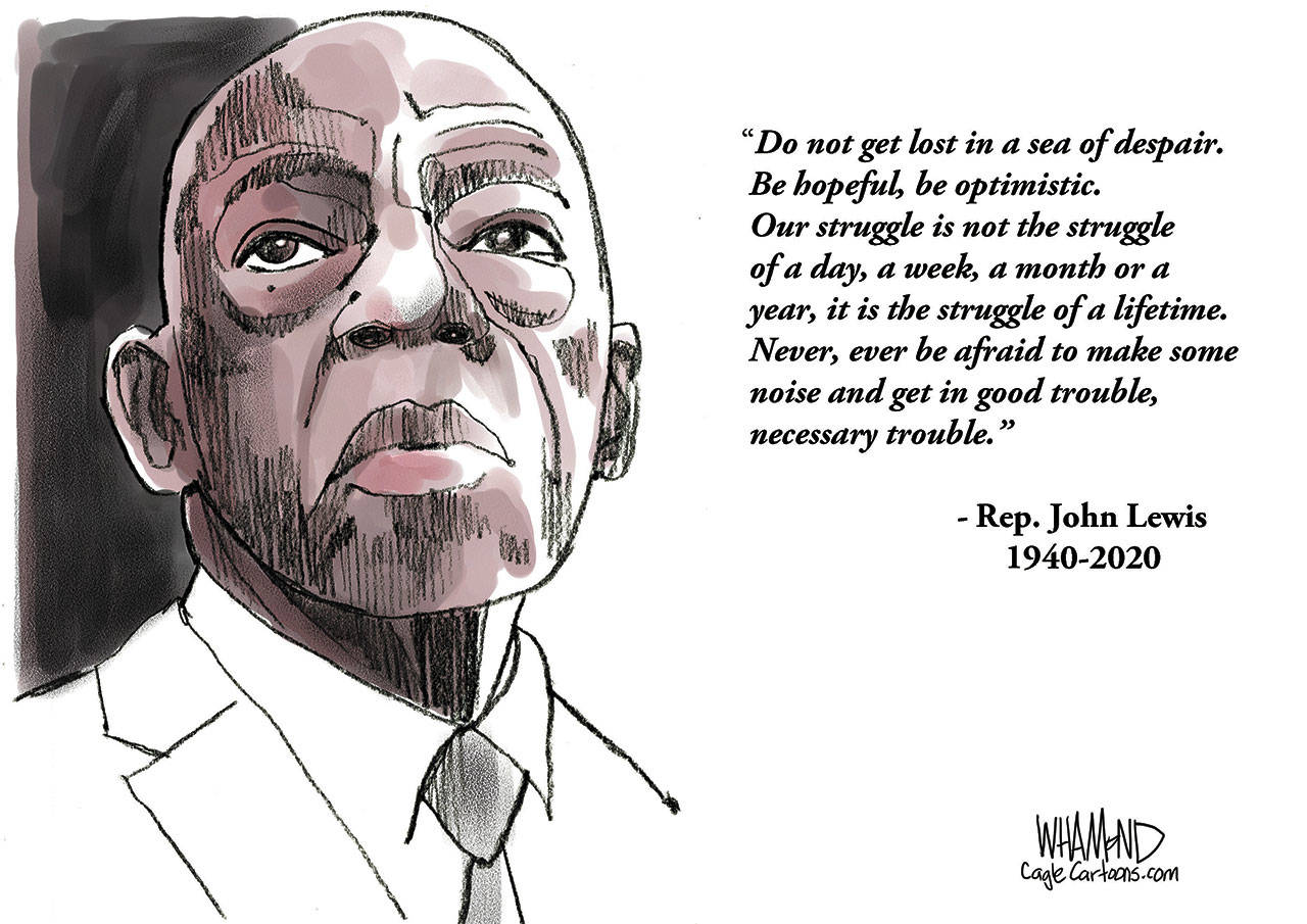Comment: John Lewis led a life of ‘good trouble’ for justice
