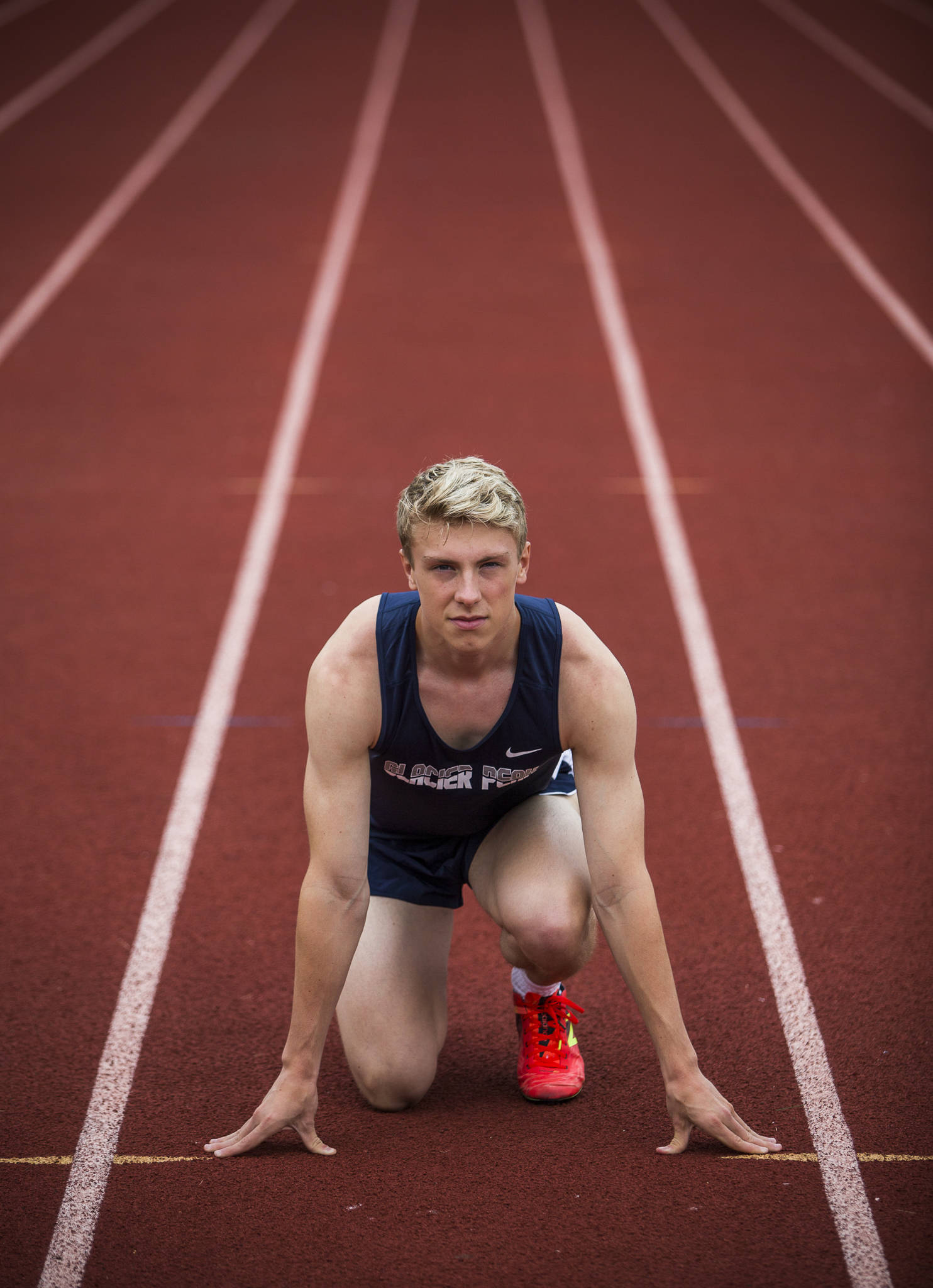 Recent Glacier Peak graduate Ethan Willems will run track at Washington State University. (Olivia Vanni / The Herald)
