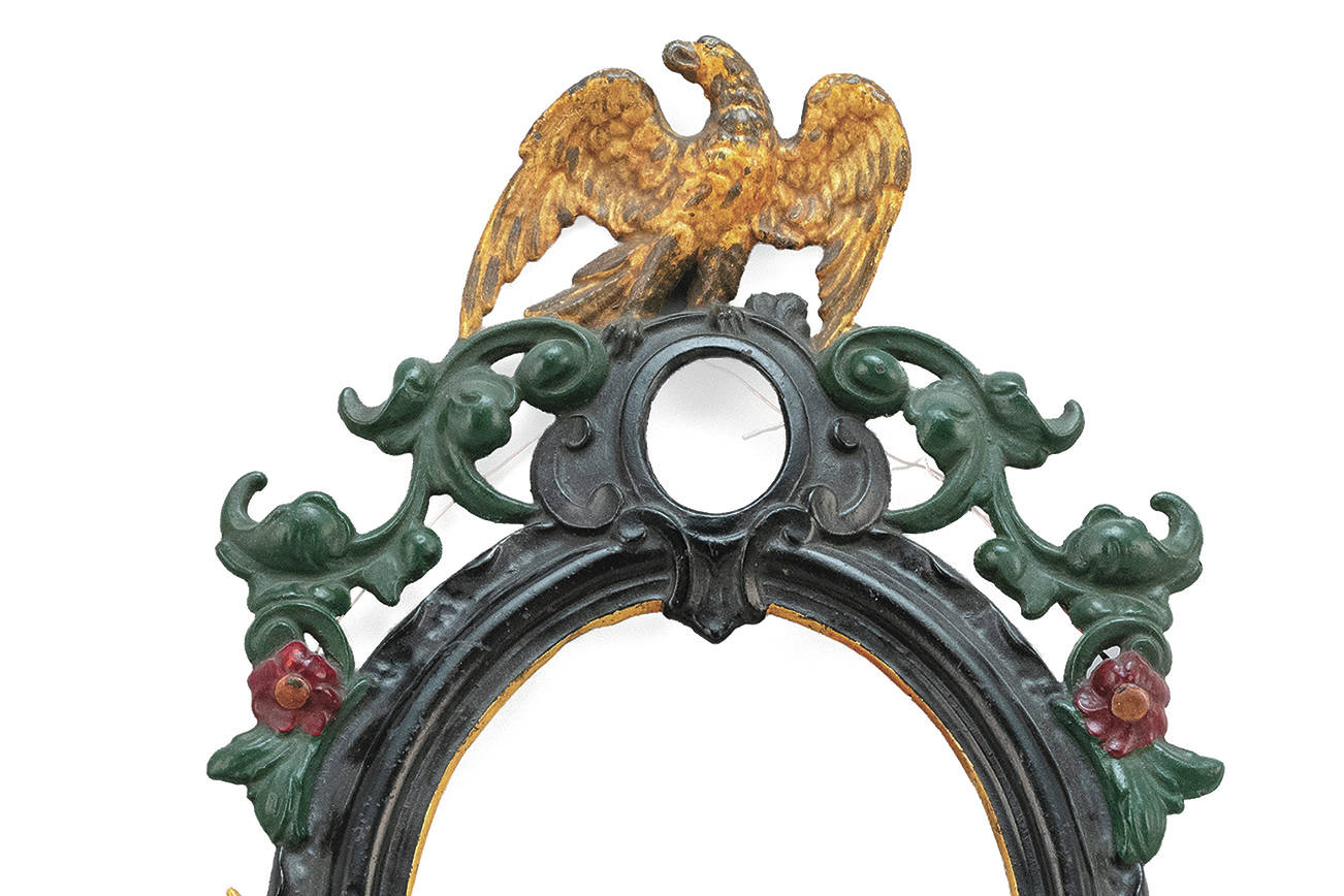 Picture frame was designed for a family during the Civil War