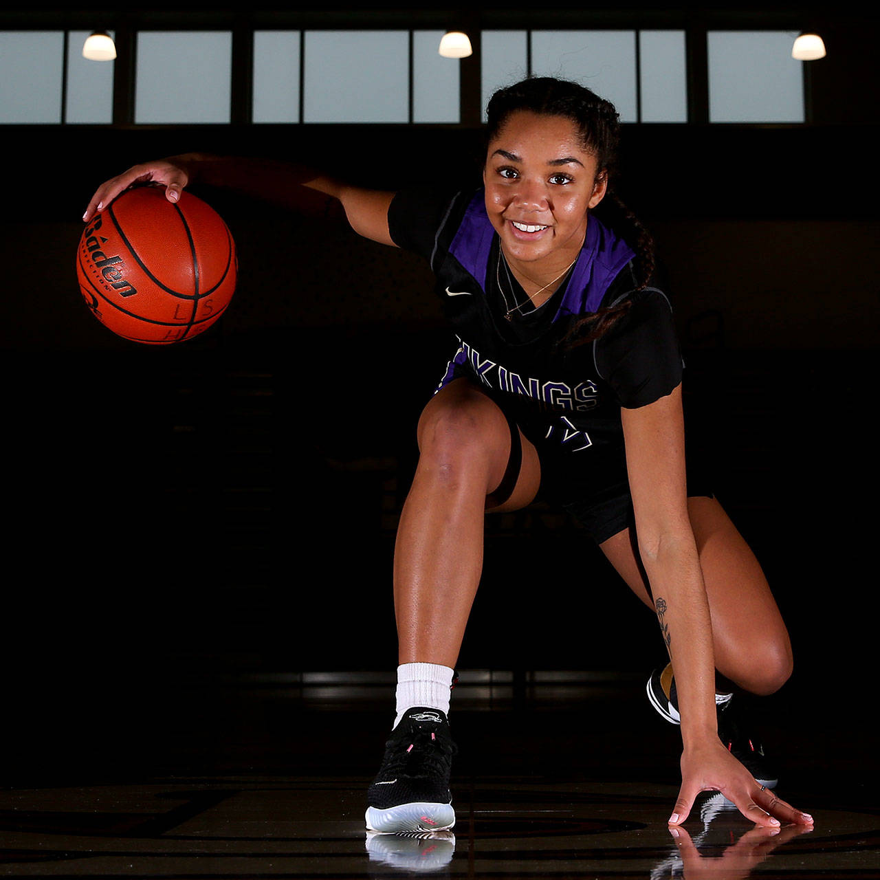 Raigan Reed, a recent Lake Stevens graduate and current Boise State freshman, is The Herald’s 2019-20 Woman of the Year in Sports. (Kevin Clark / The Herald)