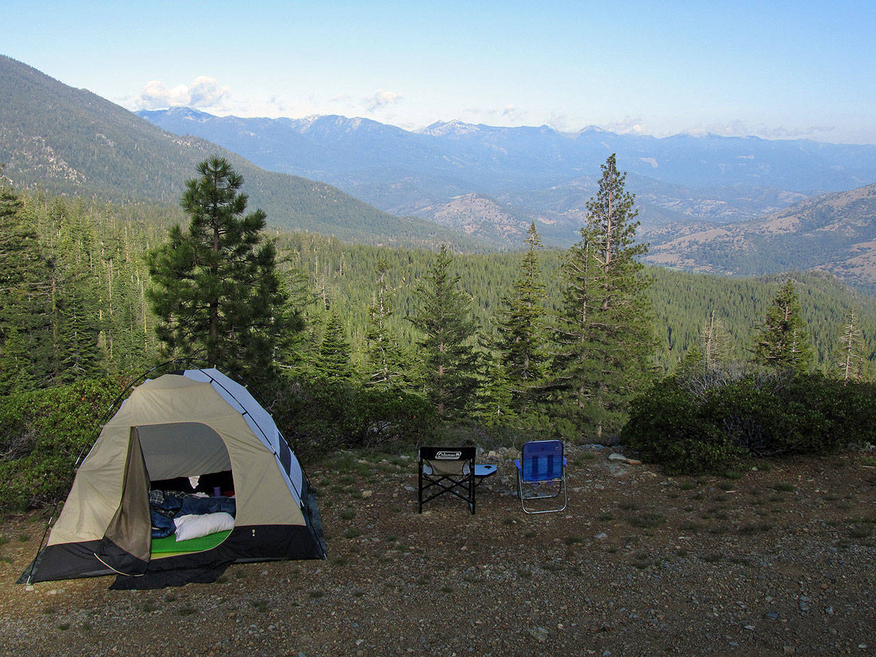A dispersed camping site can be a great way to find a bit of solitude. You’ll just have to plan ahead to make sure you have what you need and that you don’t impact the landscape. (John Soares)