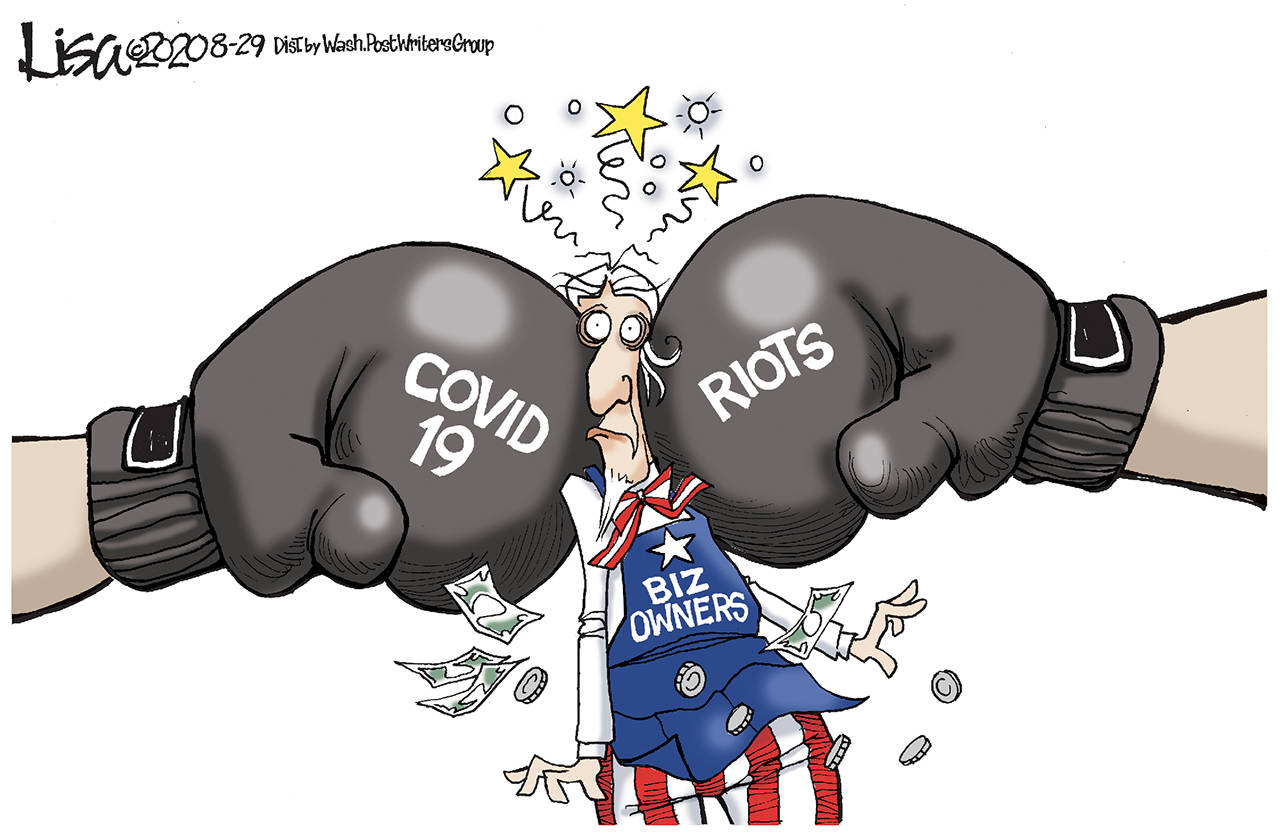 Editorial cartoons for Monday, Aug. 31