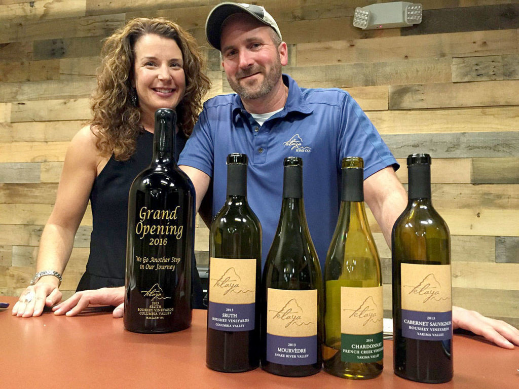 Carrie and Earl Sullivan of Telaya Wine Co., in Garden City, Idaho, used their syrah-based Turas Journey Red Wine to win the award for Best Red Wine at the Idaho Wine Competition for the second time in three years. (Eric Degerman / Great Northwest Wine)
