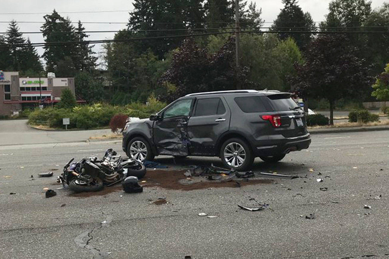 Motorcyclist seriously injured in Highway 99 crash with