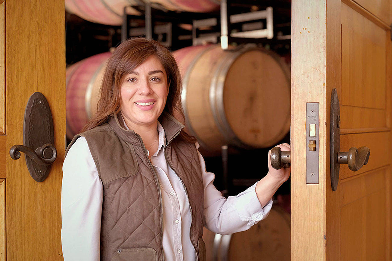 Amy Alvarez-Wampfler, co-winemaker at Abeja in Walla Walla, Wash., was in charge of 10,000 barrels of Chardonnay during her time at Columbia Crest. (Photo courtesy of Abeja)