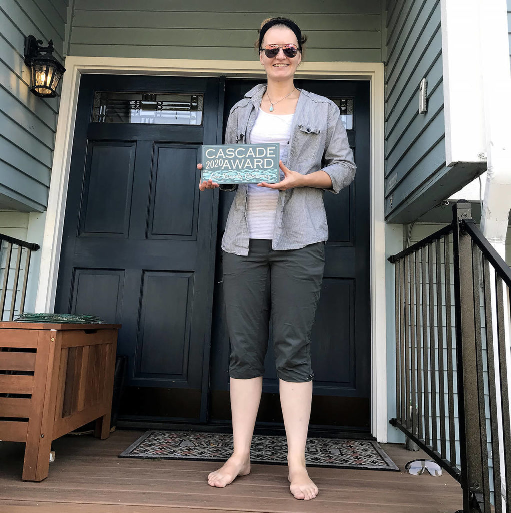 Leah Everett is the winner of the 2020 Cascade Award for lake-friendly gardening in Lake Stevens. (Snohomish Conservation District)
