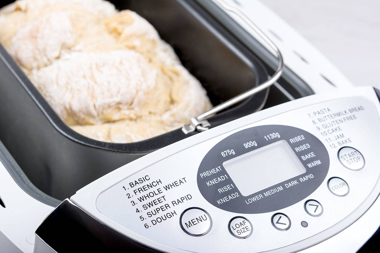 We’re baking way more bread than we were a year ago. Sales of bread machines were up 800% in April compared with the previous April. (Getty Images)