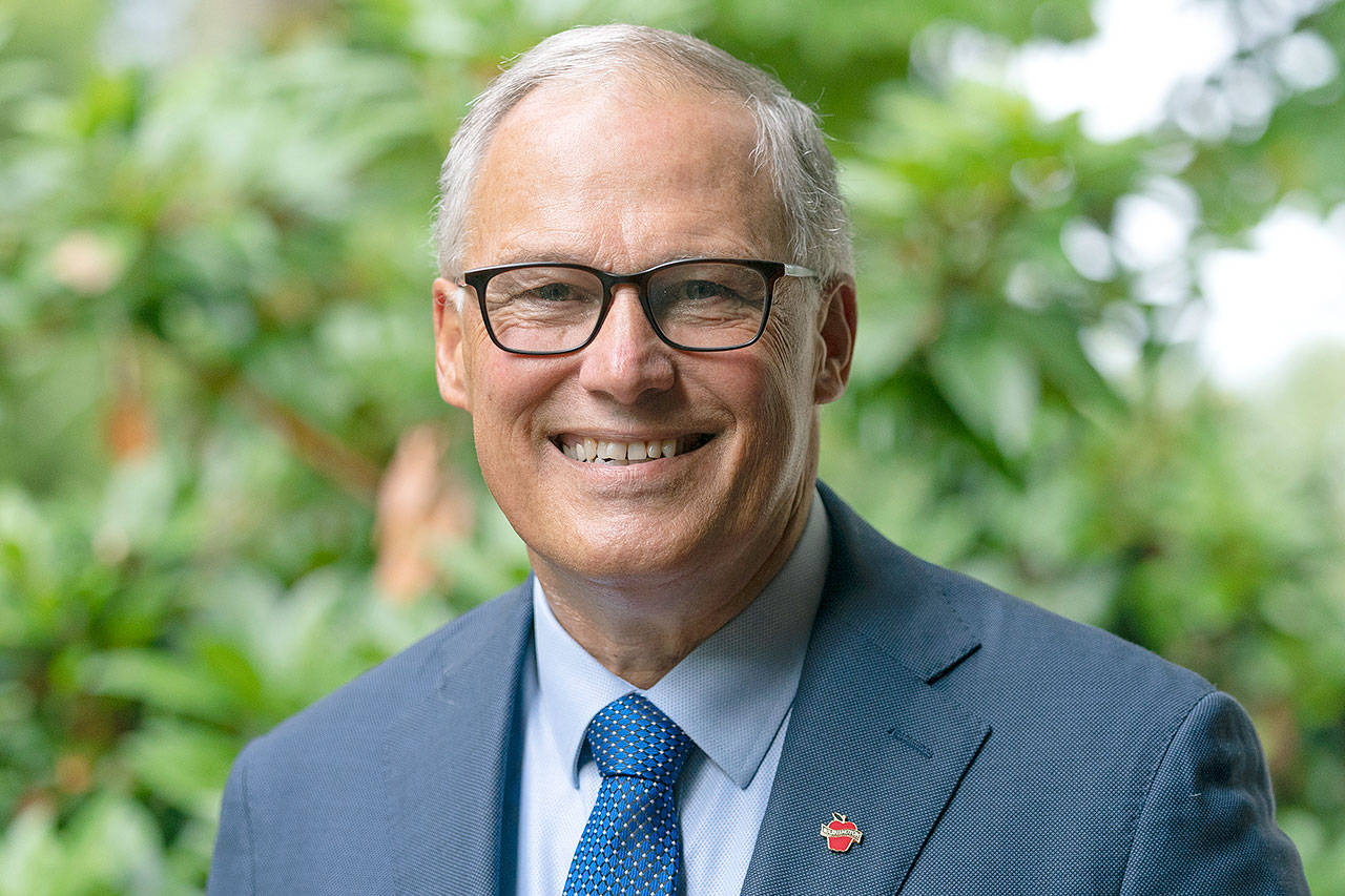 Washington Gov. Jay Inslee in Olympia. (AP Photo/Ted S. Warren)