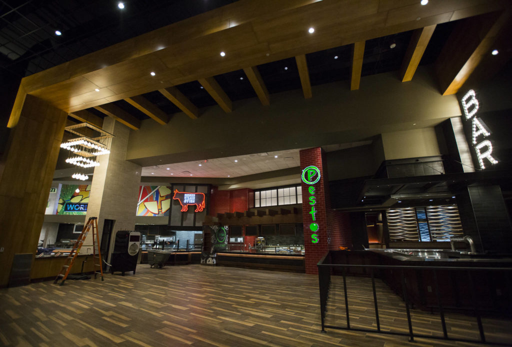 The Kitchen restaurant inside the new Quil Ceda Creek Casino on Wednesday in Tulalip. (Olivia Vanni / The Herald) 
