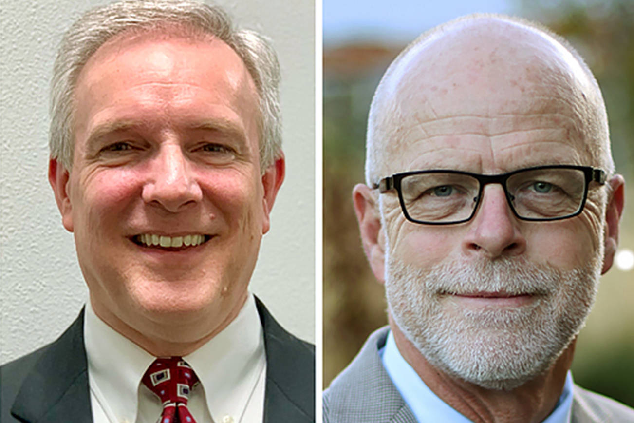 Mukilteo city councilman Joe Marine (left) and Stanwood city councilman Sid Roberts were named to Community Transit's Board of Directors. (Community Transit)