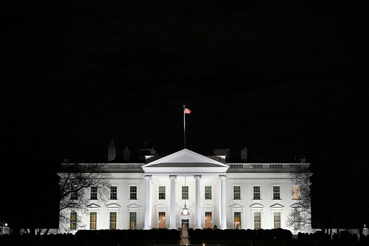 A view of the White House in Washington on Jan. 23, 2019. (AP Photo/Susan Walsh, file)