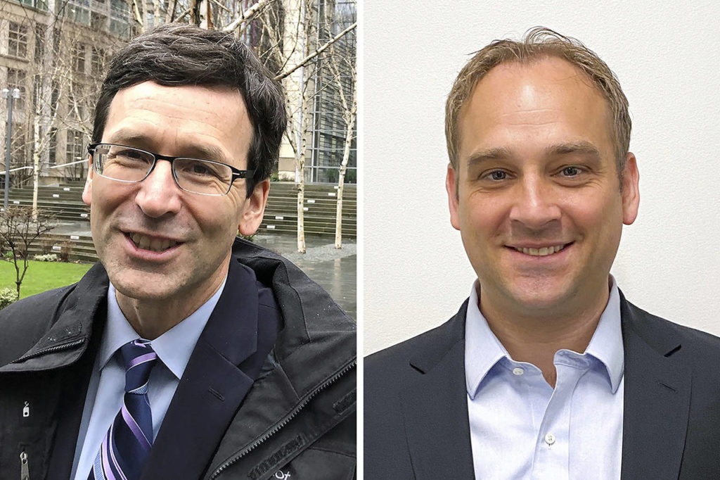 Bob Ferguson (left) and Matt Larkin

