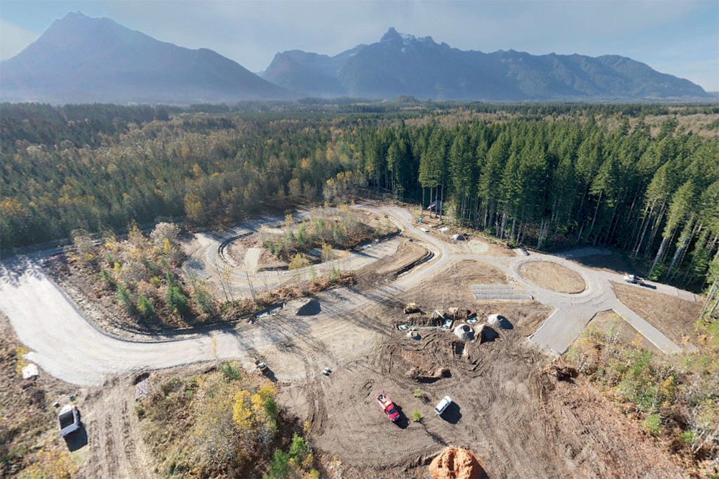 Whitehorse Park near Darrington, where equestrian campsites are under construction. (Snohomish County)
