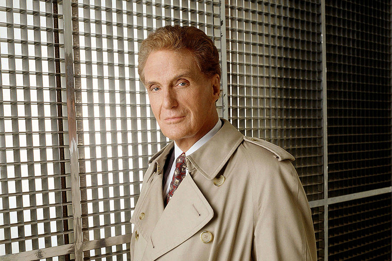 Robert Stack was host of TV's "Unsolved Mysteries" from 1987 to 2002. A new EvCC production of "Macbeth" is inspired by the show. (Associated Press)