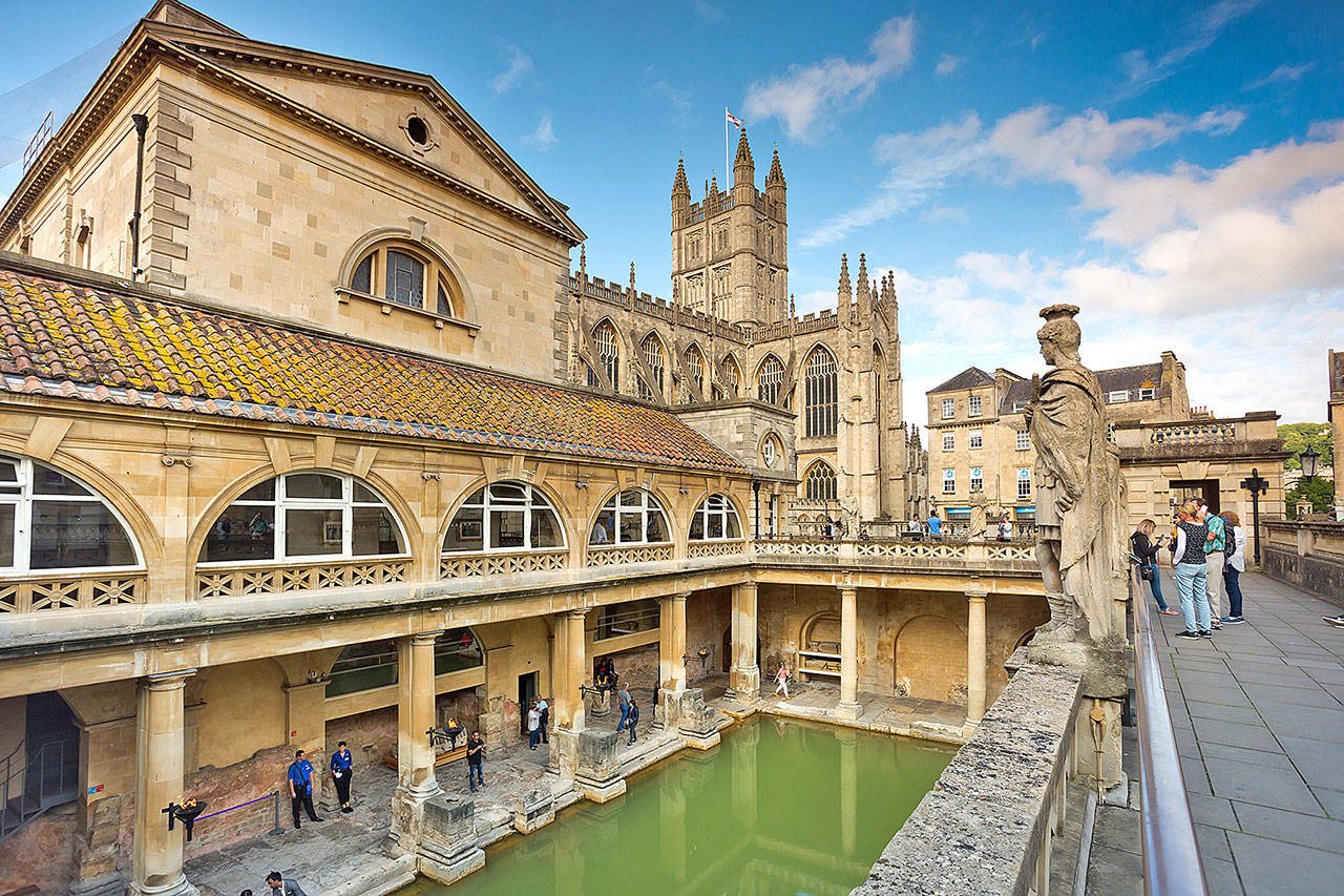 Bath’s ancient Roman baths, now a museum. (Rick Steves’ Europe)