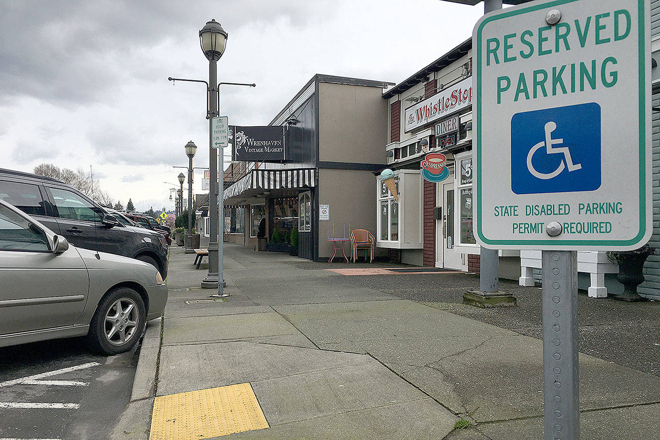 The City of Marysville is finalizing its self evaluation and Americans with Disabilities Act transition plan to address accessibility issues in its right of ways. That could mean more to-standard curb ramps and other features. (Ben Watanabe / The Herald)