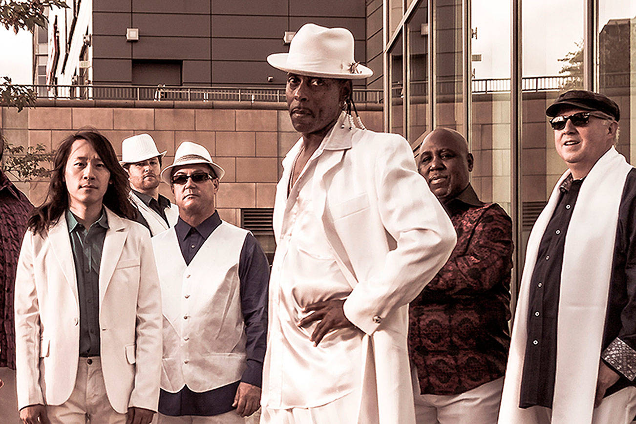 The Earth Wind and Fire tribute band Kalimba is scheduled to perform Dec. 31 at the Historic Everett Theatre. (Kalimba)
The Earth Wind and Fire tribute band Kalimba is scheduled to perform Dec. 31 at the Historic Everett Theatre. (Kalimba)