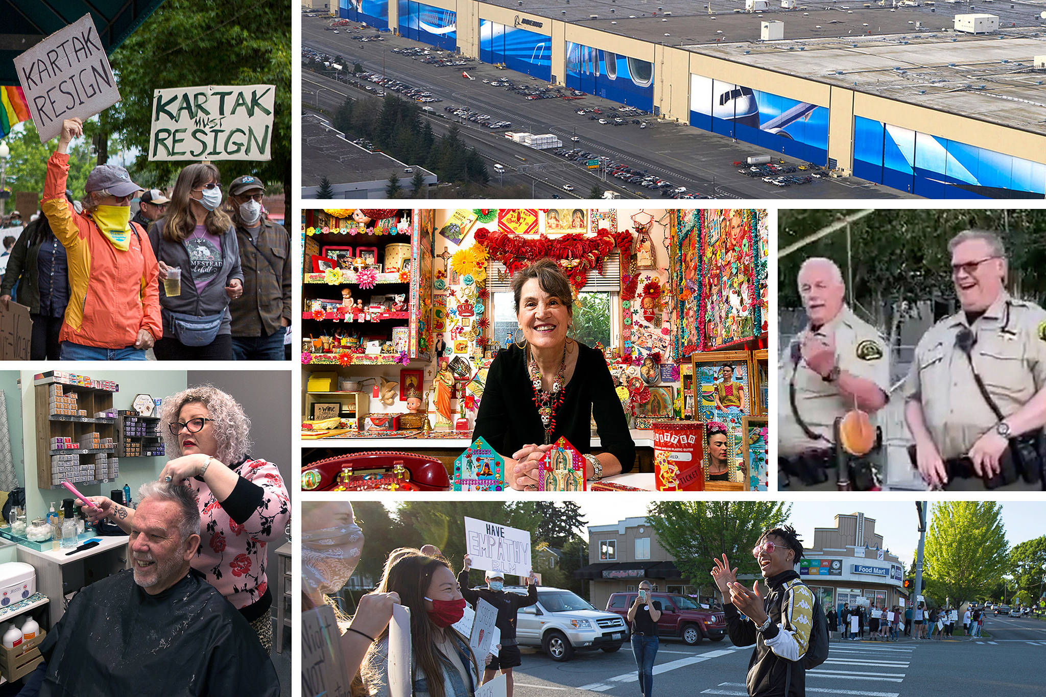 Photos from The Herald’s top 10 stories of 2020. (Herald staff and submitted)