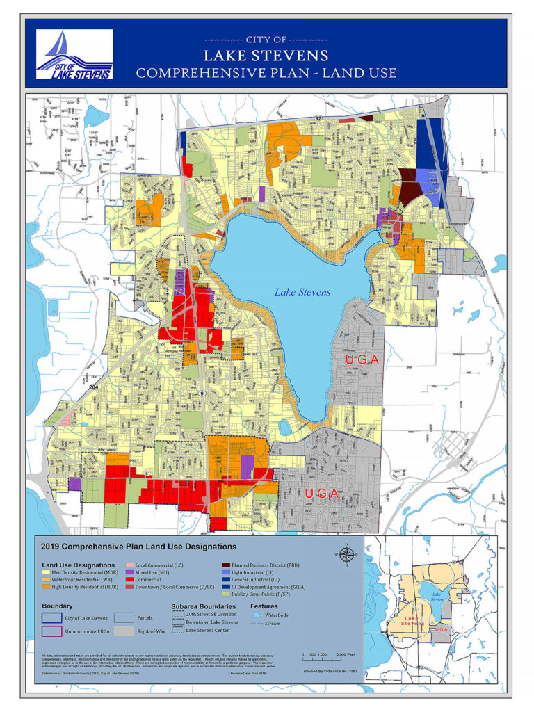 Some urban growth areas near Lake Stevens have not yet been annexed into the city, though they could be someday. (City of Lake Stevens) 
