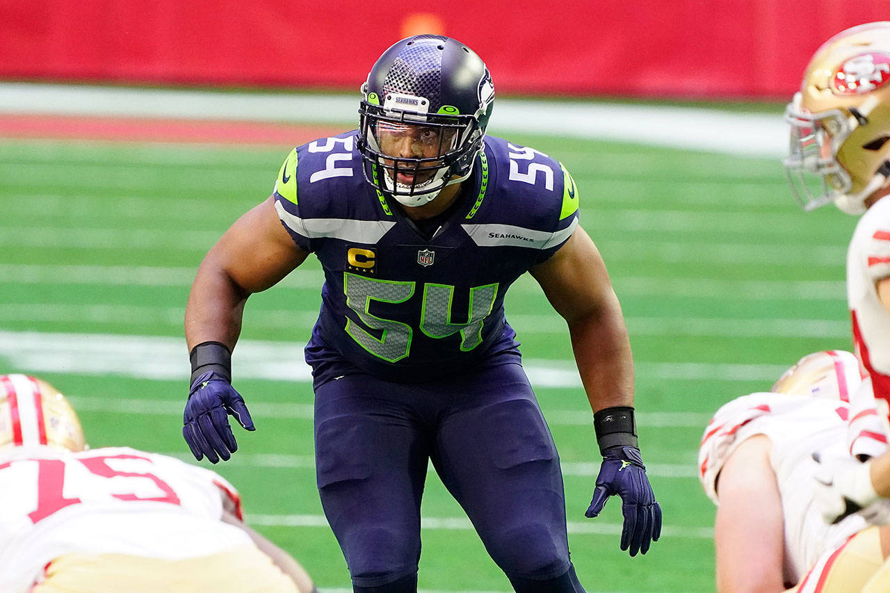 Seattle Seahawks middle linebacker Bobby Wagner says he thinks the team “has the ingredients” to go all the way in postseason play. (Associated Press)