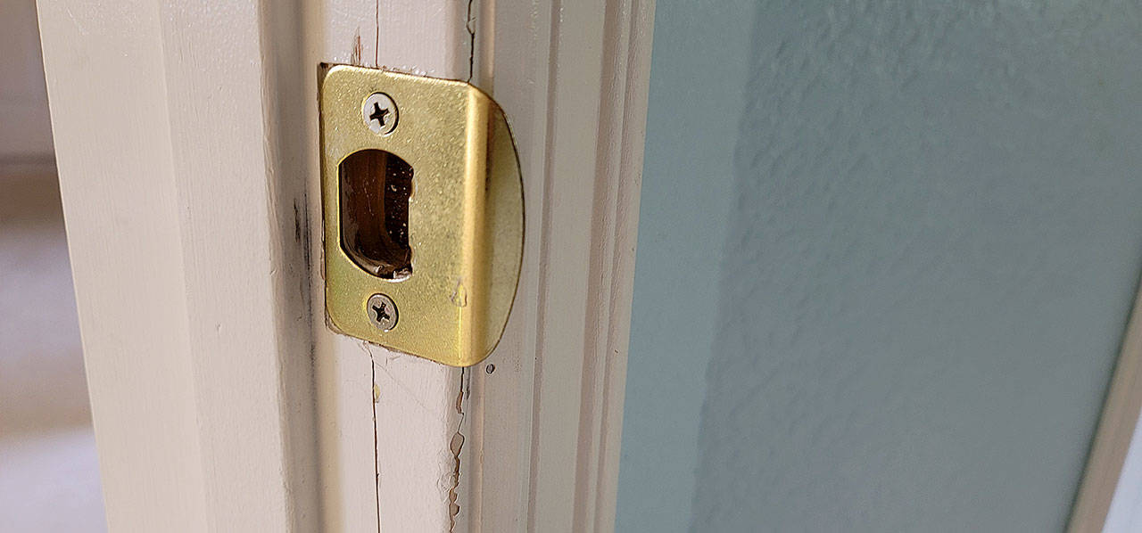 Trapped in her room by a tricky doorknob, a sixth grade girl relies on her brother to hear her cries for help. (Jennifer Bardsley)