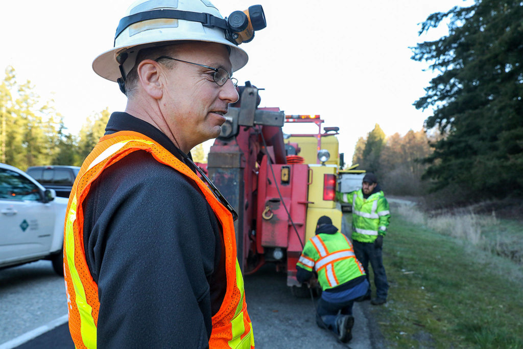 Ken Buretta joined the Incident Response Team in Snohomish County in 2010 and has advocated for safe driving in work zones since being rear-ended in his work truck. (Lizz Giordano/ Herald file)

