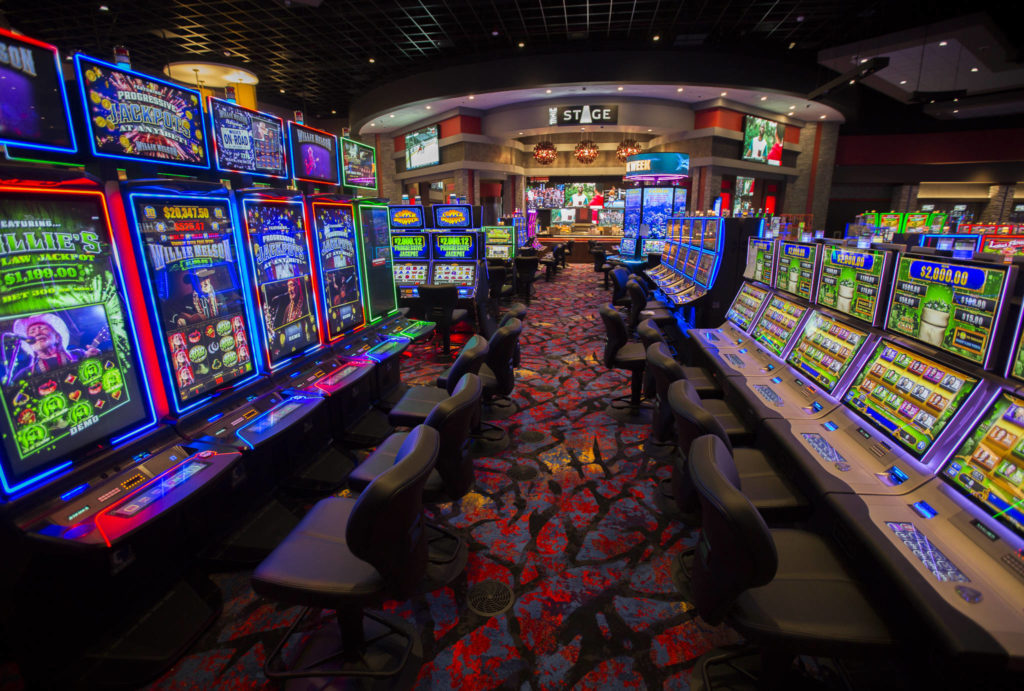 Inside the new Quil Ceda Creek Casino. (Olivia Vanni / The Herald)
