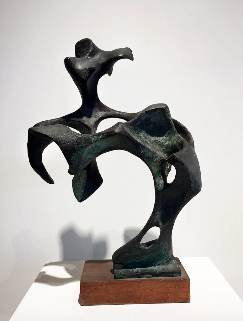 Untitled, circa 1960s, bronze. From the collection of the Charles W. Smith family.
