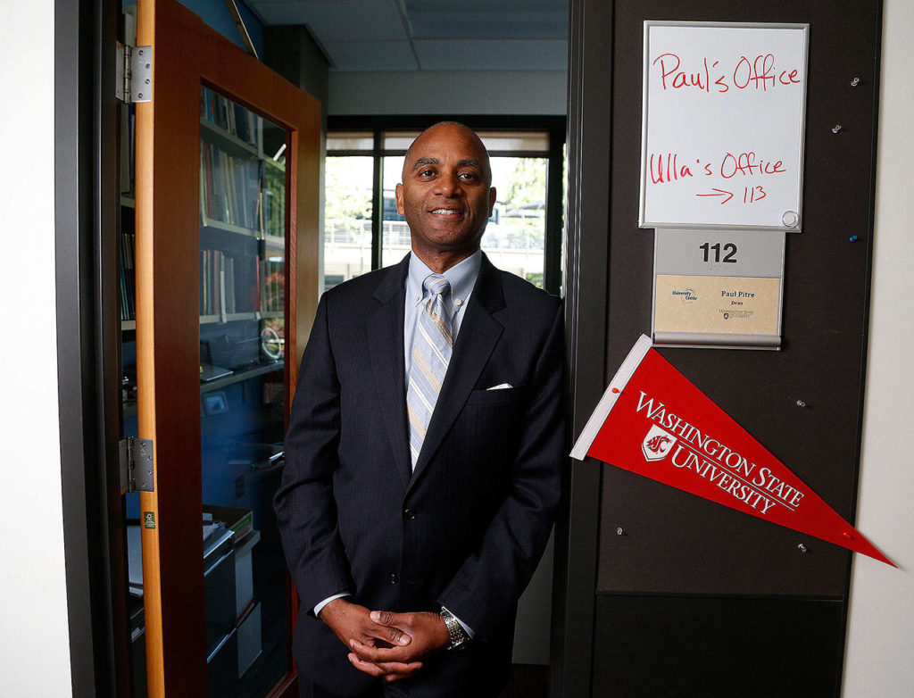 Dr. Paul Pitre, the first dean of Washington State University-Everett, began his tenure at the university in 2014.
