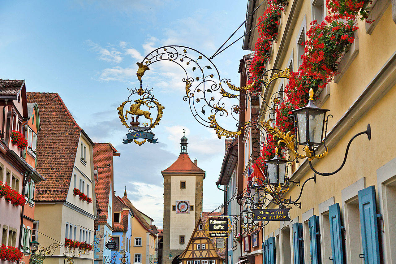 Well-preserved Rothenburg, Germany, welcomes visitors. (Rick Steves’ Europe)