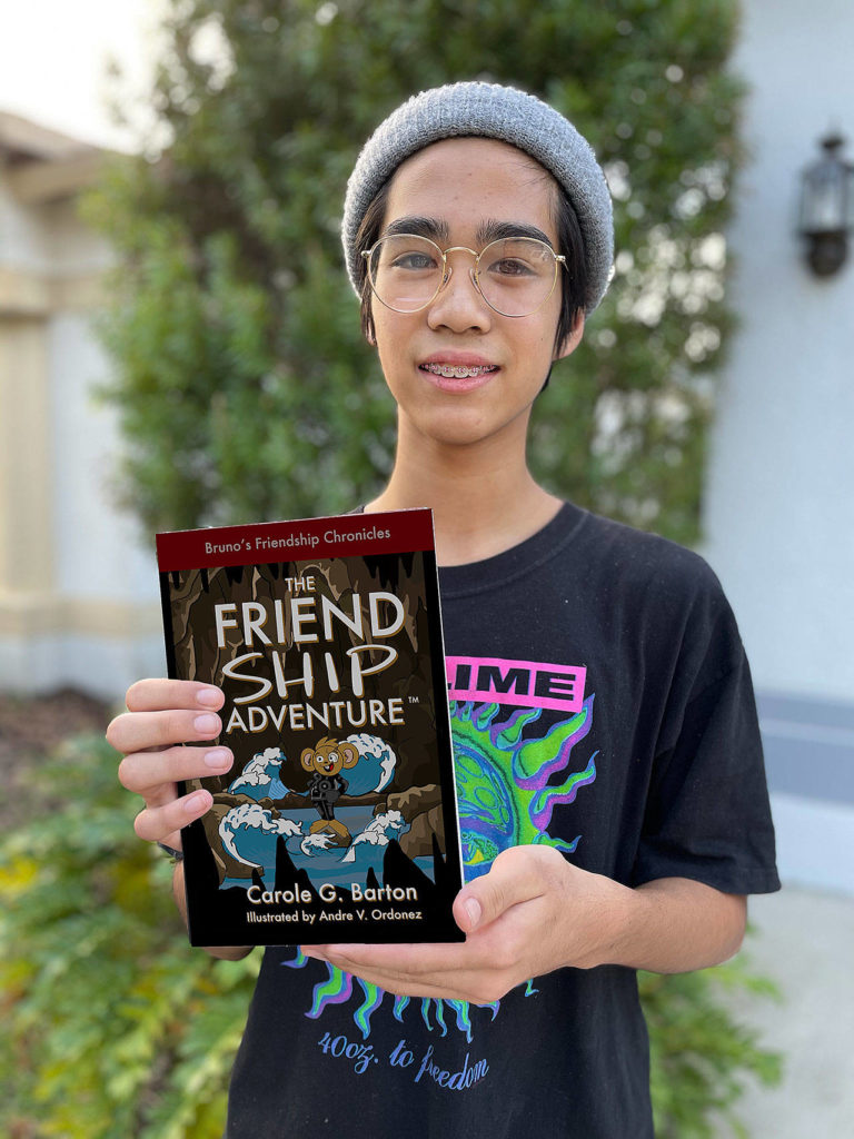 Andre V. Ordonez illustrated “The Friendship Adventure” when he was 12. (Storm Praise Publishing)
