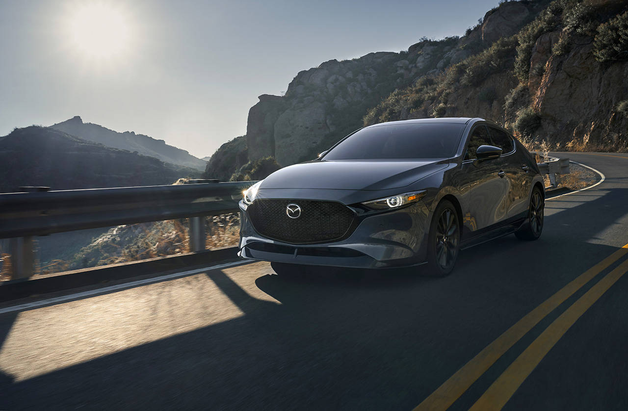 The 2021 Mazda3 2.5 Turbo produces up to 250 horsepower and 320 pound-feet of torque. (Manufacturer photo)
