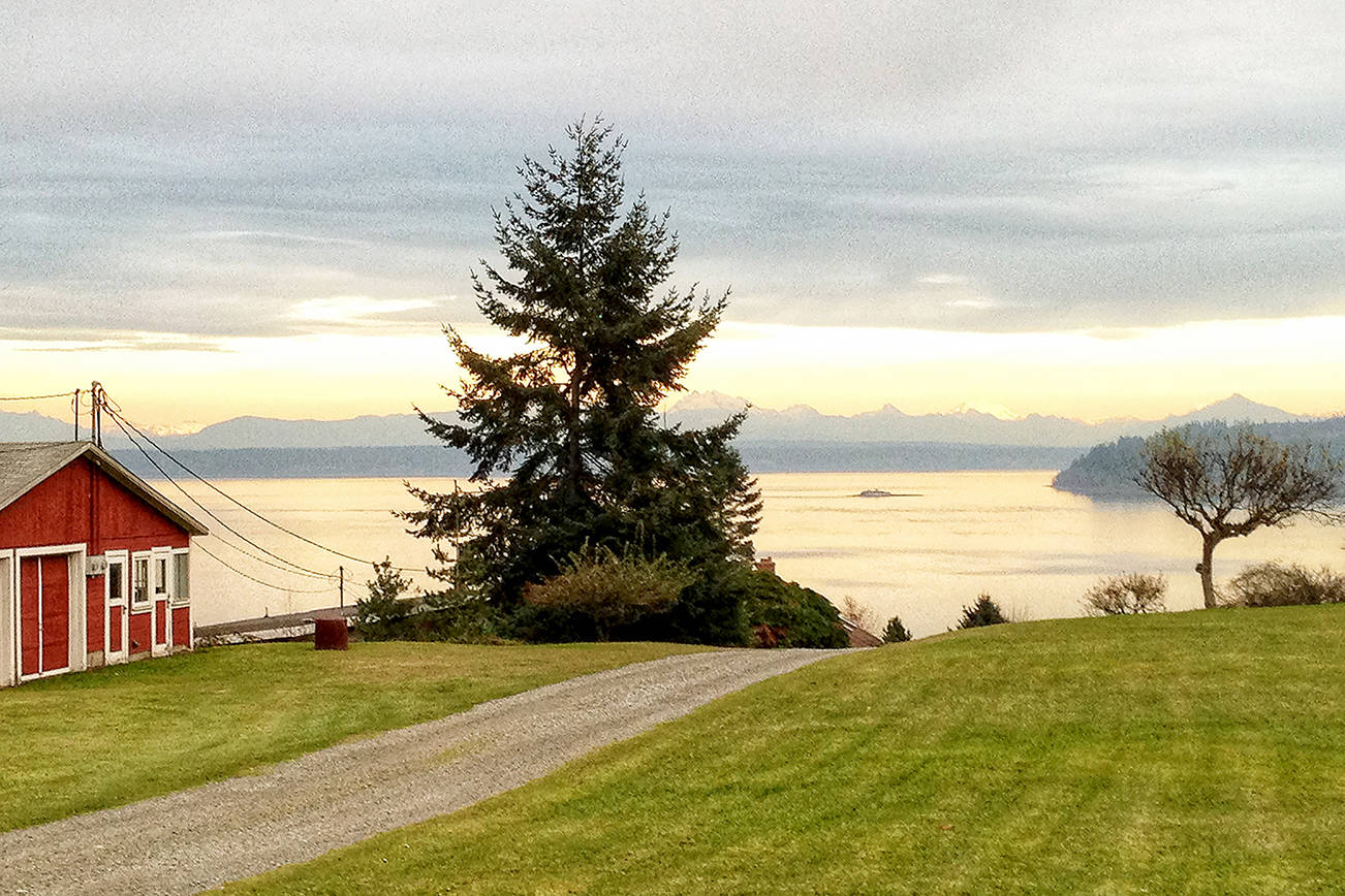 The Whidbey Scenic Isle Way runs through Greenbank, with water views. (Sherrye Wyatt)