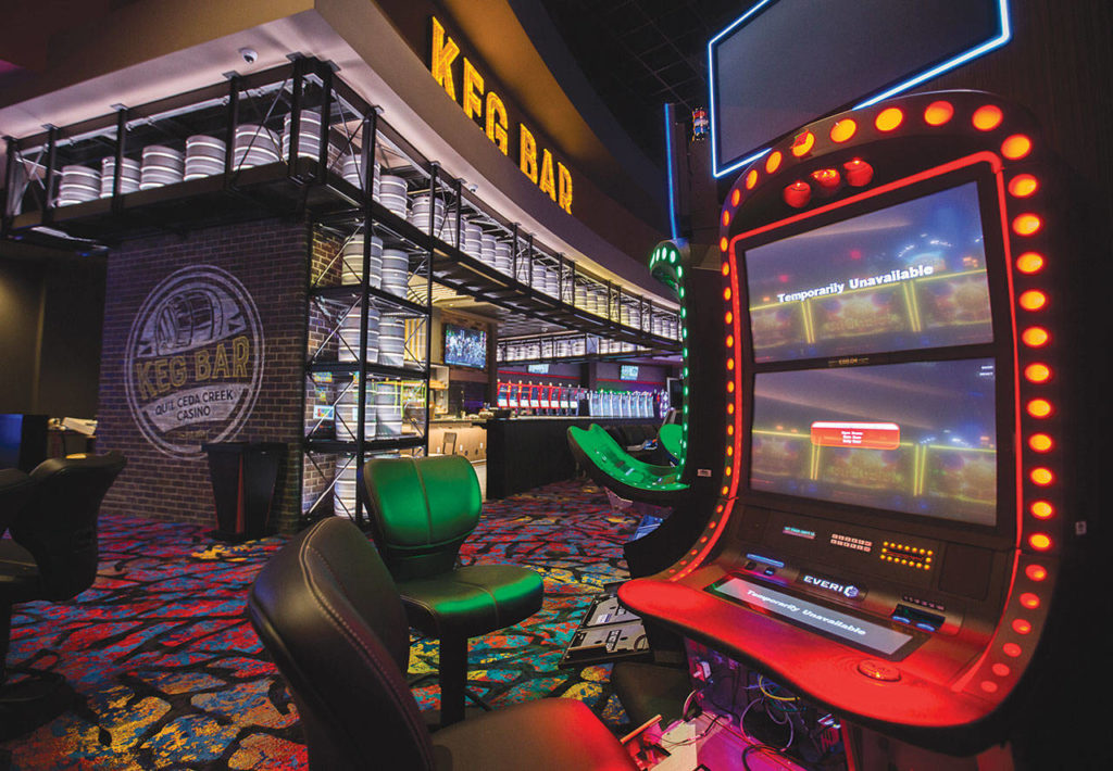 The Keg Bar at the new Quil Ceda Creek Casino will feature local craft beer and Northwest wines. (Olivia Vanni / The Herald)
