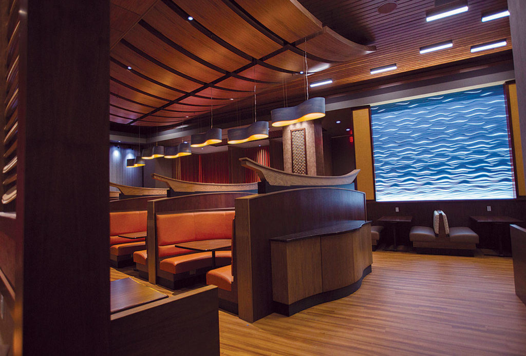 The Landing is the casino’s fine dining restaurant, focusing on farm-to-table fare. (Olivia Vanni / The Herald)
