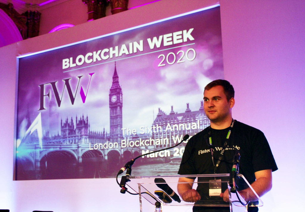 Zachary Nelson was a speaker at London Blockchain Week in 2020. (Submitted photo)
