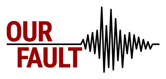 NO CAPTION NECESSARY. "Our Fault" logo for earthquake series. 20210509