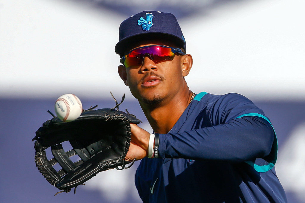 One analyst recently described 20-year-old phenom outfielder Julio Rodriguez as a “potential future superstar.” (Kevin Clark / The Herald)
