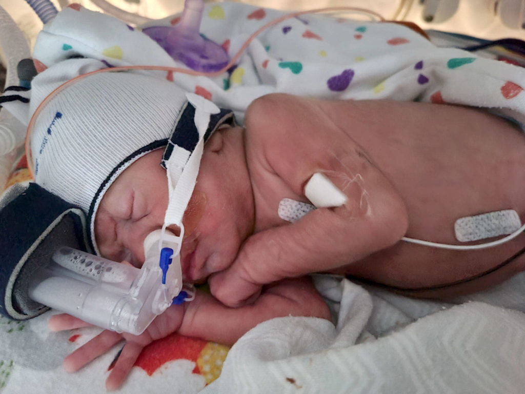 Dylan Reed was born three months premature due to his mother, Meredith Reed, dying of an embolism in her lungs on April 15. (Courtesy Photo)
