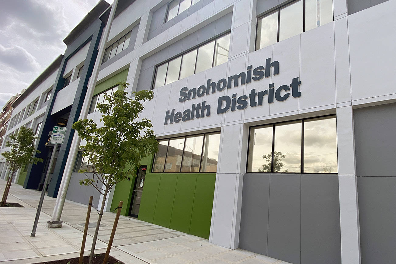 Snohomish County Health District building on Rucker Ave in Everett. (Sue Misao / Herald file)
