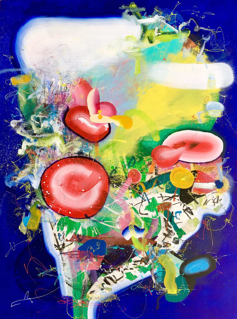 ”Slow Down Flower” by Soo Hong is displayed in the “Northwest Eden” exhibit.
