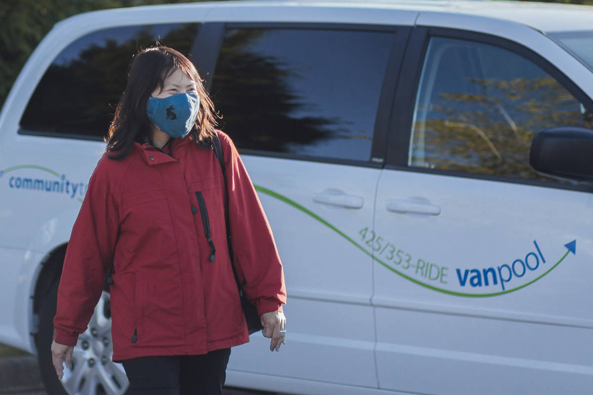 With health and safety top of mind, Community Transit is providing flexible options for physical distancing and varied schedules for vanpool riders.
