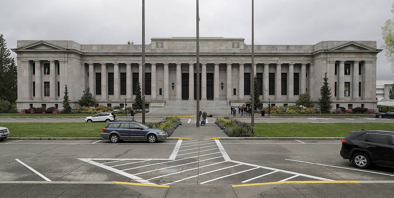 The Temple of Justice at the Capitol in Olympia. (AP Photo/Ted S. Warren, file)