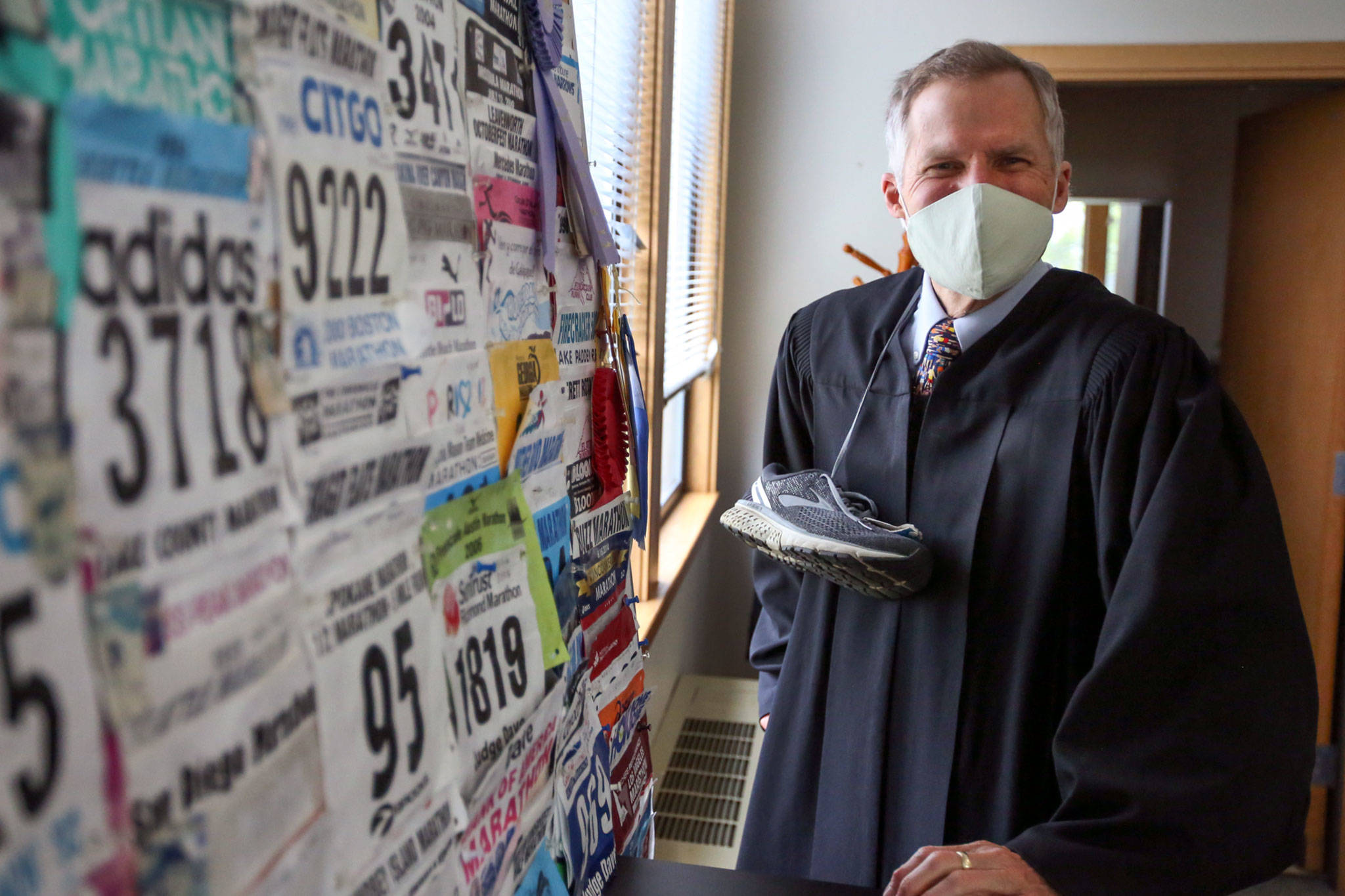 Judge David Kurtz of the Snohomish County Superior Court is retiring from the bench. (Kevin Clark / The Herald)