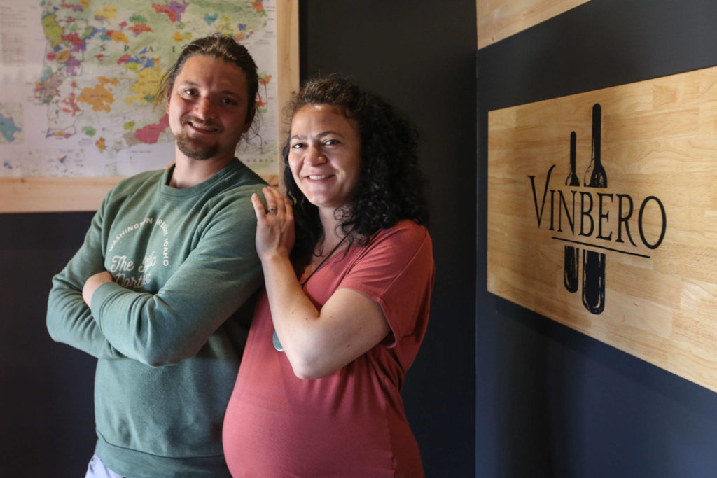 Vinbero, a wine bar and restaurant in Edmonds, is the new business venture of Kris and Cali Kelnero.
