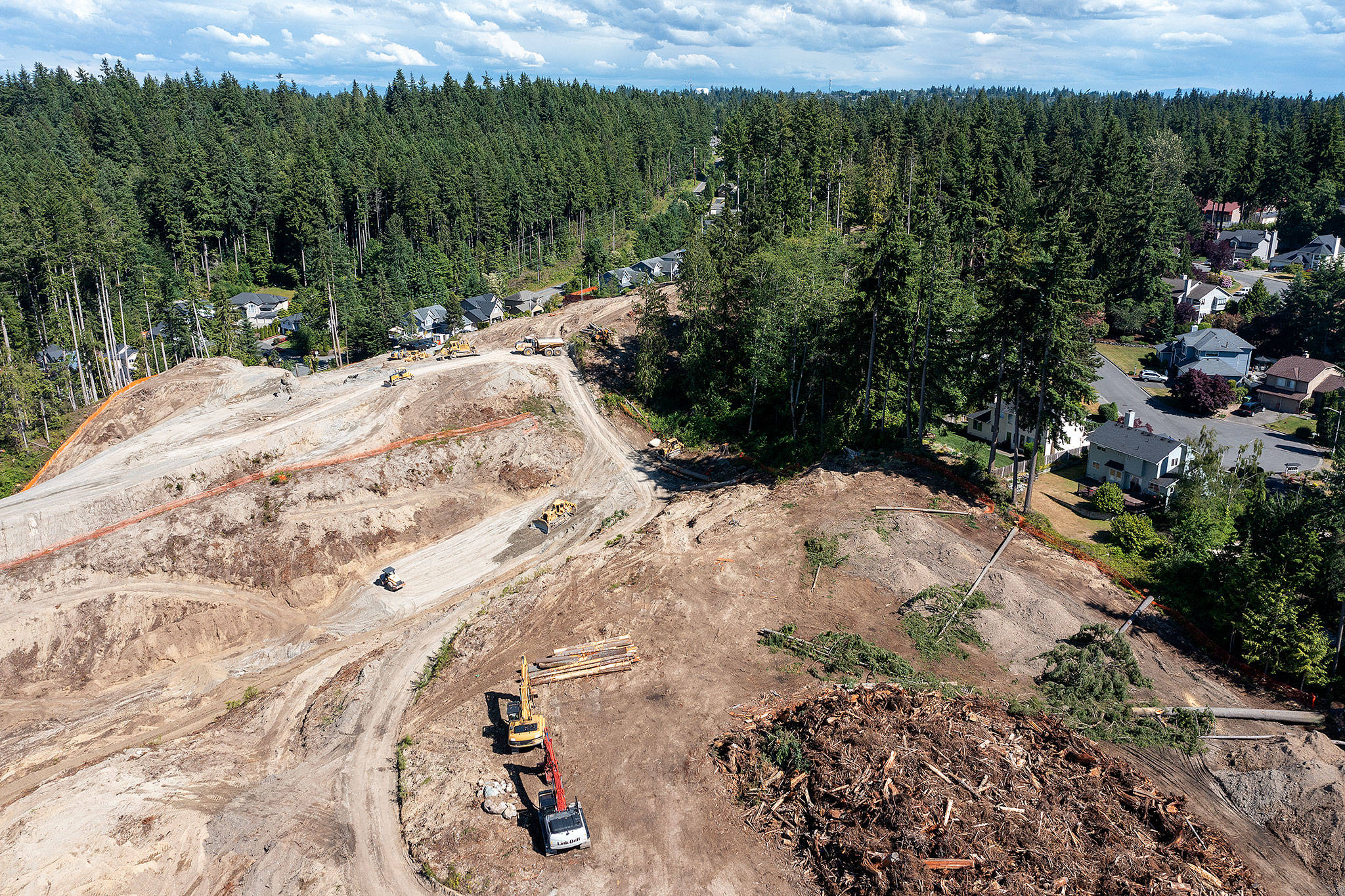 Site preparation for housing development is underway at the property known as Frognal Estates. (Chuck Taylor / The Herald)