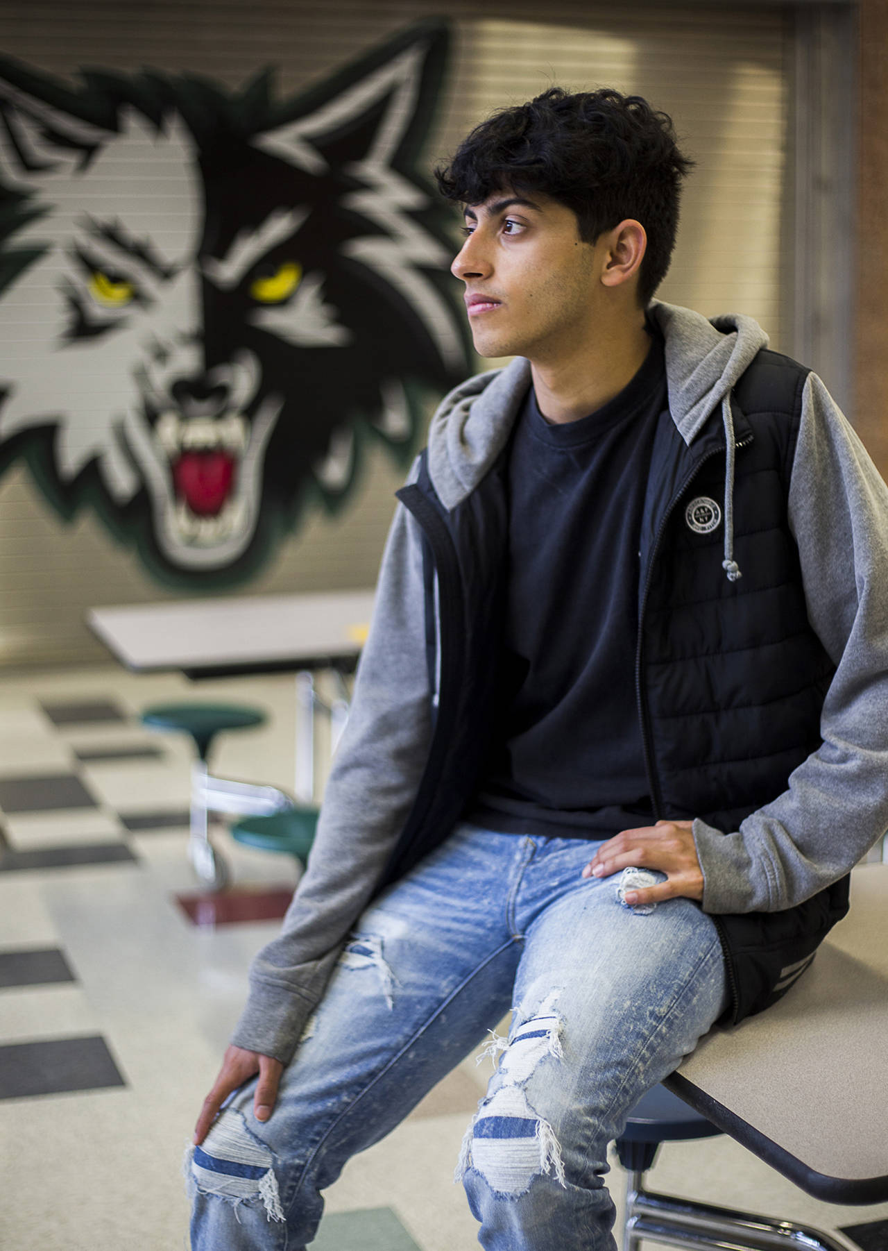 Arnav Sood, senior ASB president at Henry M. Jackson High School. (Olivia Vanni / The Herald)